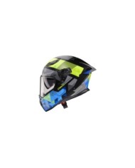 Caberg Casque intégral Drift Evo II Prism noir-jaune-bleu mat