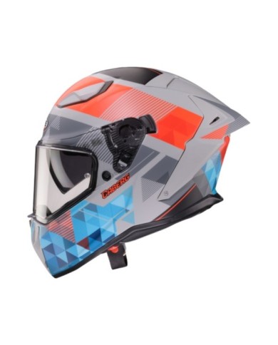Caberg Casque intégral Drift Evo II Prism gris-rouge-bleu mat