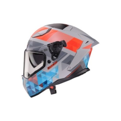 Caberg Casque intégral Drift Evo II Prism gris-rouge-bleu mat