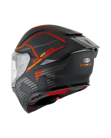 KYT Casco integrale R2R Concept nero-rosso-grigio