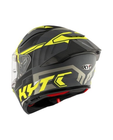 KYT Integralhelm R2R Octane grau-schwarz-gelb