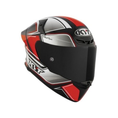 KYT Casco integrale TT-Revo Tourist nero-rosso-argento
