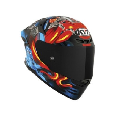 KYT Casco integrale TT-Revo magnete nero-rosso-blu