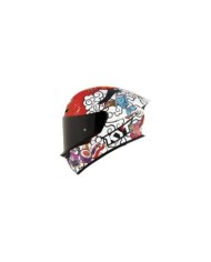 KYT Casco integrale TT-Revo Sushi Time rosso-nero-bianco