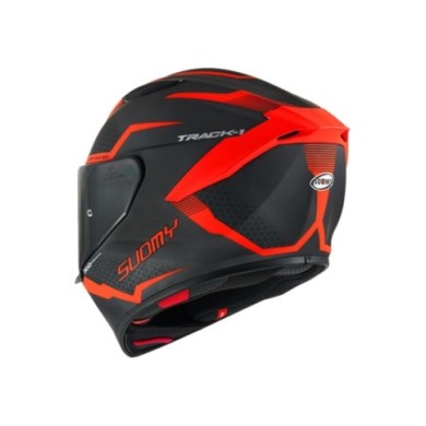 Suomy Casque intégral Track-1 Reaction mat anthracite-rouge