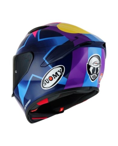Suomy Integralhelm Track-1 Bastianini Replica blau-violett-pink