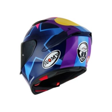 Suomy Integralhelm Track-1 Bastianini Replica blau-violett-pink