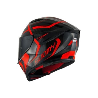 Suomy Casco integrale TX-Pro Advance nero-rosso fluo