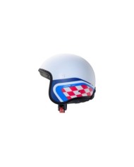 Caberg Freeride X Daytona jet casco bianco-blu-rosso opaco