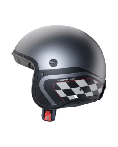 Caberg Freeride X Daytona casco jet gun metal-nero-bianco opaco