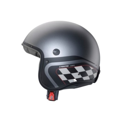 Caberg Freeride X Daytona casco jet gun metal-nero-bianco opaco