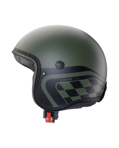Caberg Freeride X Daytona casco jet militare verde-nero-argento