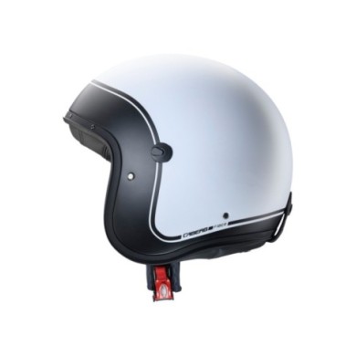 Caberg Freeride X Imola casco jet bianco-nero opaco