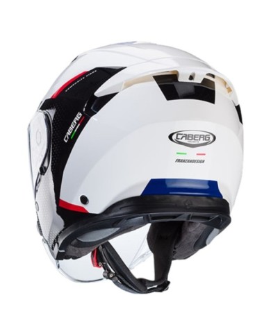 Caberg Flyon II Boss casco jet bianco-rosso-blu