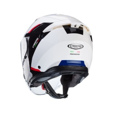 Caberg Flyon II Boss casco jet bianco-rosso-blu