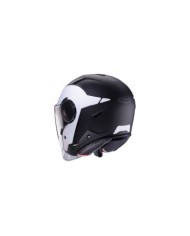 Caberg Casque jet Soho Milano noir-blanc mat