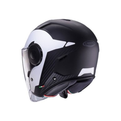 Caberg Jethelm Soho Milano matt schwarz-weiss