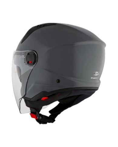 KYT Casco jet D-City grigio-nero