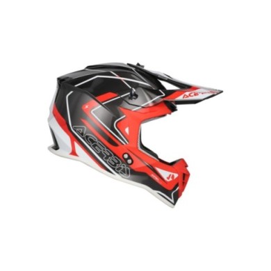 Acerbis Offroadhelm Linear 22-06 grau-rot
