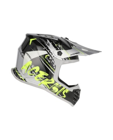 Acerbis Motocorsshelm PROFILE Junior schwarz-gelb