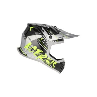 Acerbis Casco da motocross PROFILE Junior nero-giallo