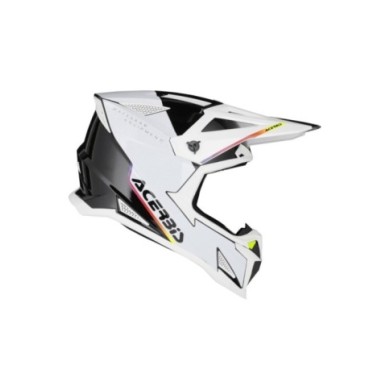 Acerbis Motocrosshelm T711 weiss-schwarz