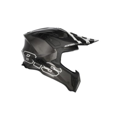 Acerbis Motocrosshelm AIRSTRIKE-C schwarz-weiss