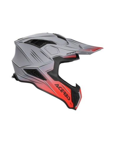 Acerbis Motocrosshelm AIRSTRIKE-X grau-rot