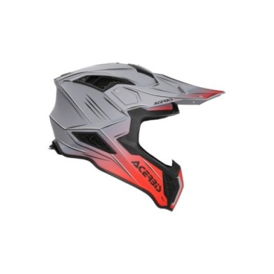Acerbis Casco da motocross AIRSTRIKE-X grigio-rosso