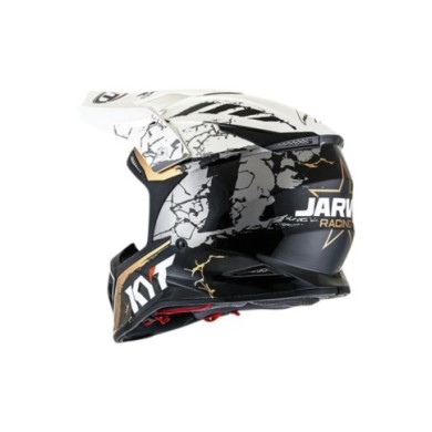 KYT Casque tout-terrain Skyhawk Jarvis Signature Edition
