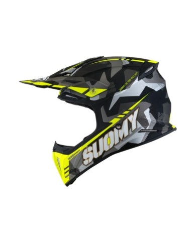 Suomy Offroadhelm X-Wing Camouflager schwarz matt-gelb