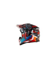 Suomy Casque offroad X-Wing Snake rouge-bleu-gris