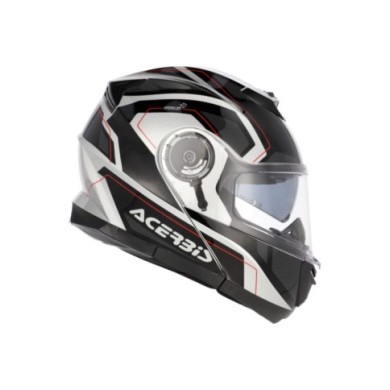 Acerbis Casco modulare SEREL 2206 nero-argento