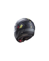 Caberg Casque modulable Levo X Manta noir-gris foncé-jaune fluo