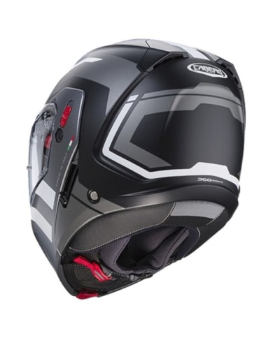 Caberg Klapphelm Horus X Road matt schwarz-anthrazit-weiss