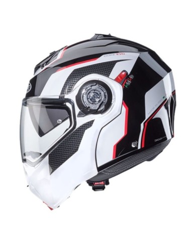 Caberg Casque modulable Duke Evo Move noir-blanc-rouge