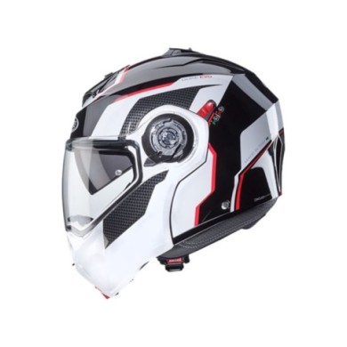 Caberg Casque modulable Duke Evo Move noir-blanc-rouge