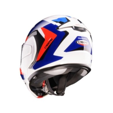 Caberg Trip Lunar casco modulare bianco-blu-rosso