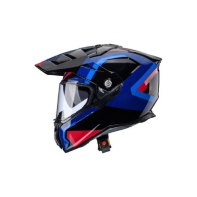 Caberg Tanami Scram casco enduro nero-blu-rosso