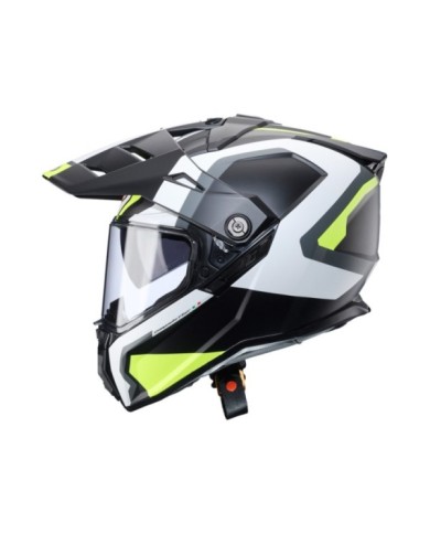 Caberg Casque enduro Tanami Scram noir-gris-jaune fluo mat