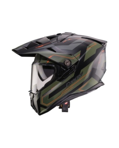 Caberg Casque tout-terrain Tanami Ranger noir mat vert orange
