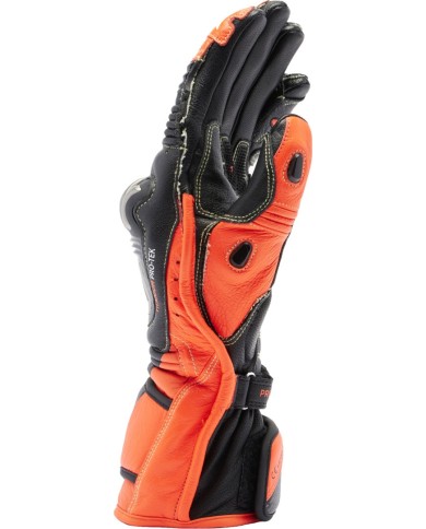 Dainese Full Metal 7 Guanti nero-rosso fluo
