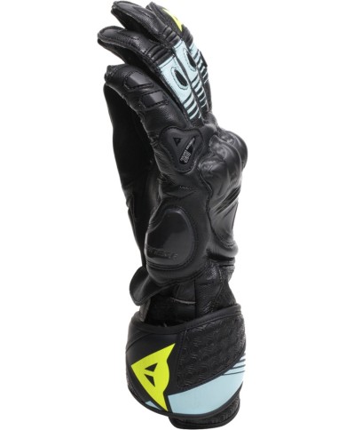 Dainese Gant Fiero Metal noir-bleu-jaune fluo