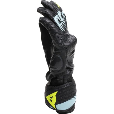 Dainese Gant Fiero Metal noir-bleu-jaune fluo