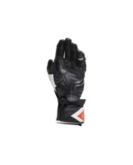 Dainese Handschuh Fiero Metal schwarz-weiss-fluo rot