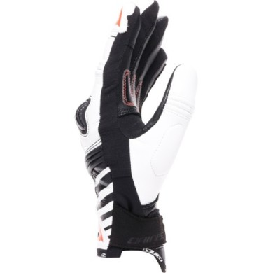 Guanto Dainese Reacto Carbon Court Donna nero-bianco-rosso