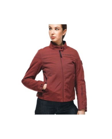 Dainese Damen Jacke D-DRY Rochelle rost rot