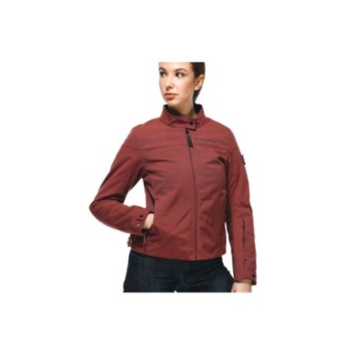 Dainese Dames D-Dry Rocclair E giacca rosso ruggine