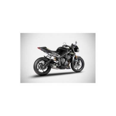 ZARD Edelstahl-E5-homologiertes Slip-On-Kit und Carbon-Endkappe