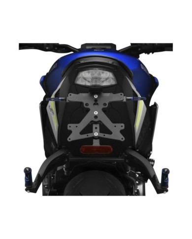 Rizoma Support de plaque d´immatriculation, noir